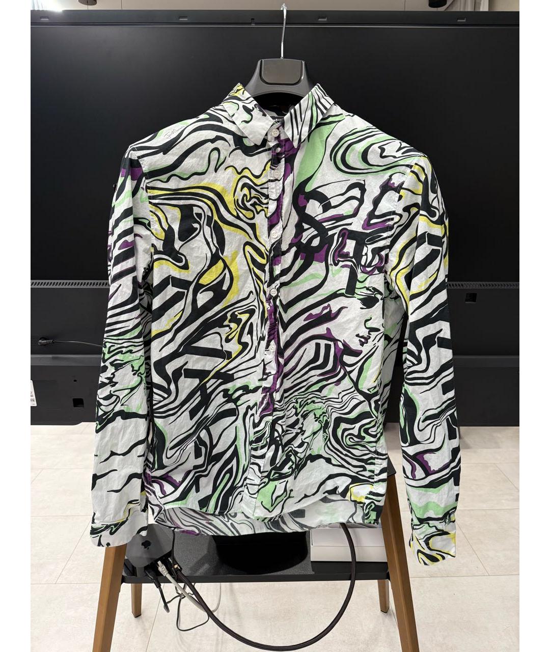 JUST CAVALLI Мульти хлопковая кэжуал рубашка, фото 7