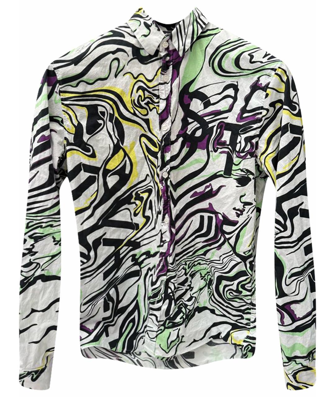 JUST CAVALLI Мульти хлопковая кэжуал рубашка, фото 1