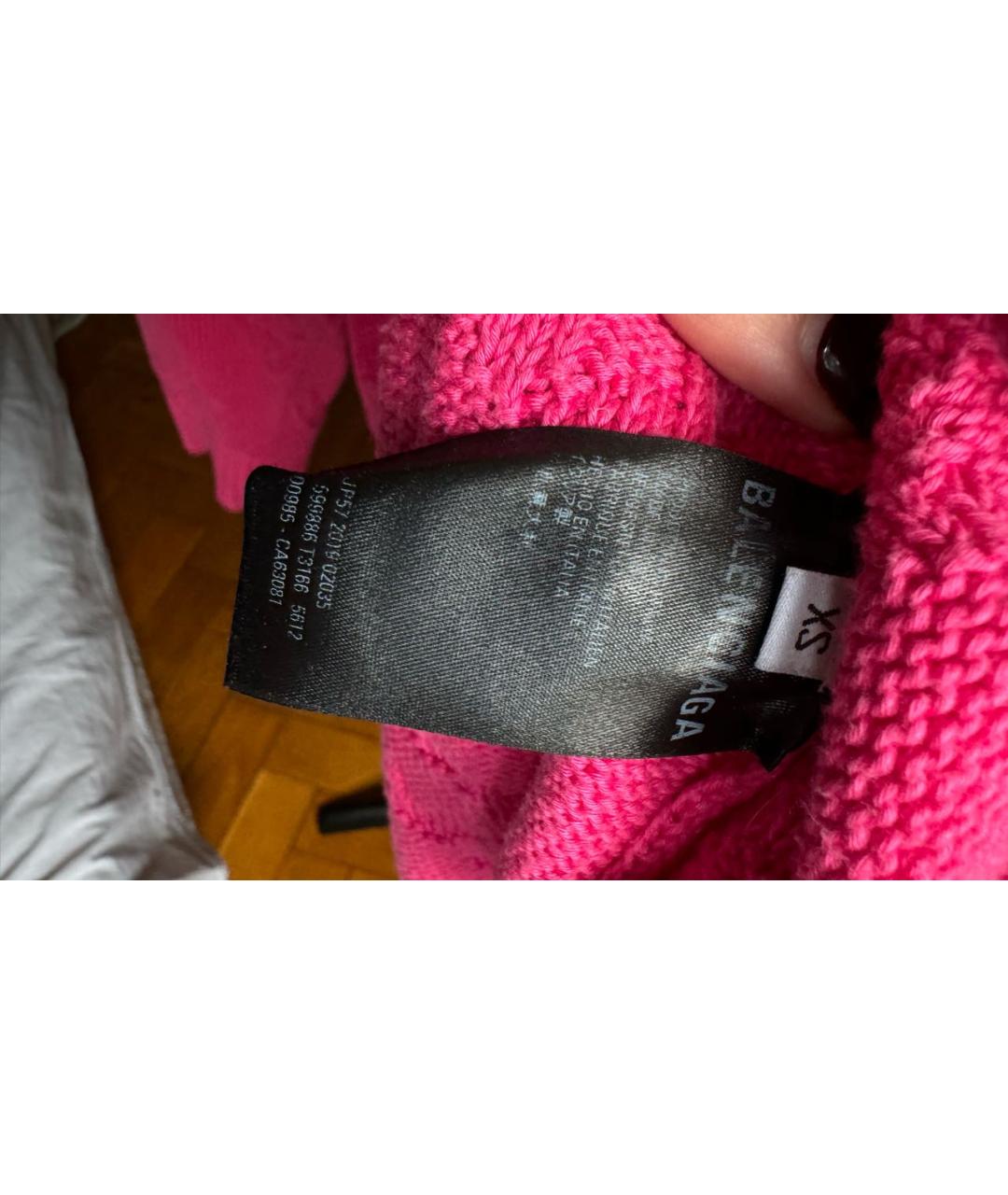 BALENCIAGA Розовый джемпер / свитер, фото 5