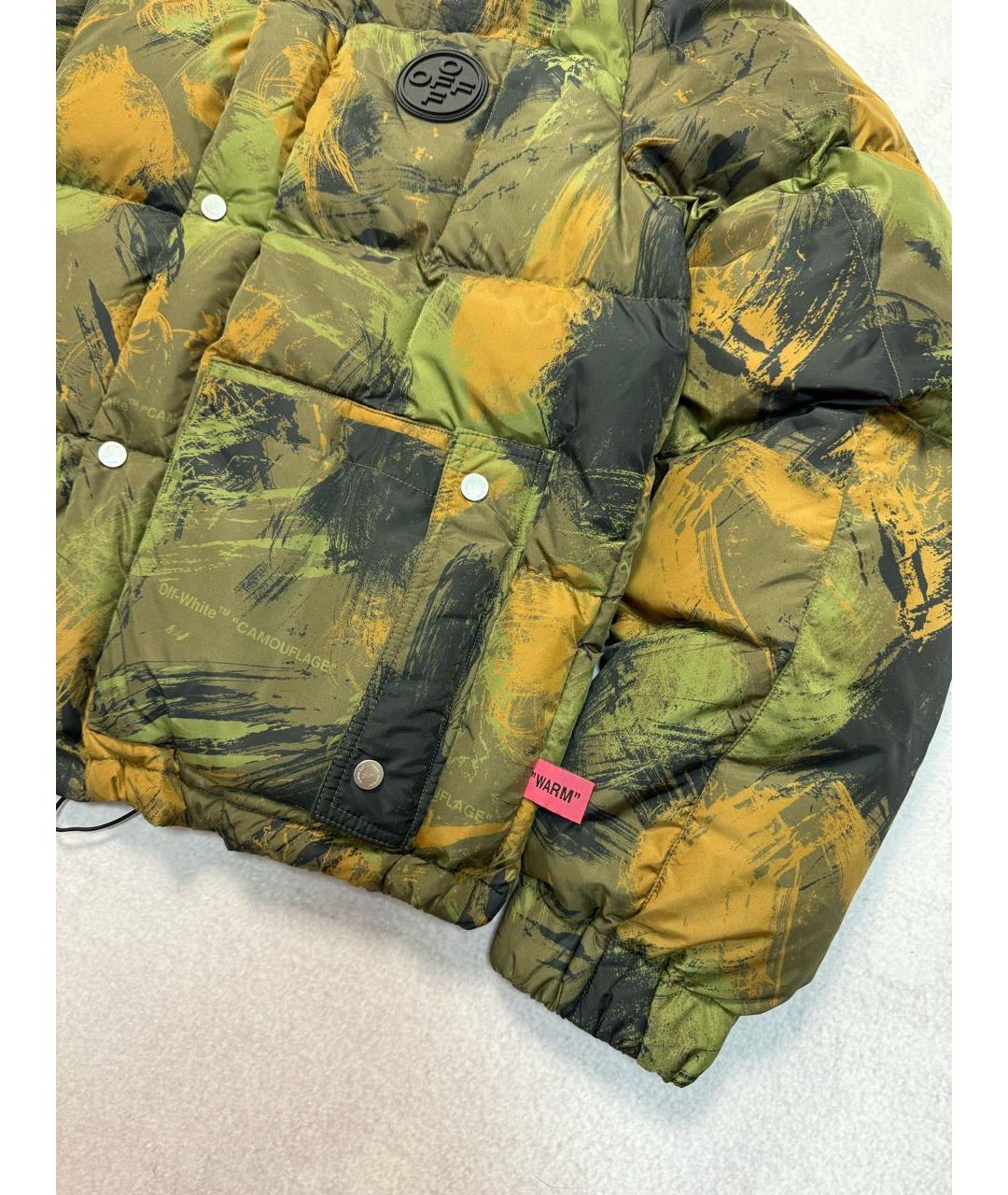 OFF-WHITE Мульти полиэстеровый пуховик, фото 5