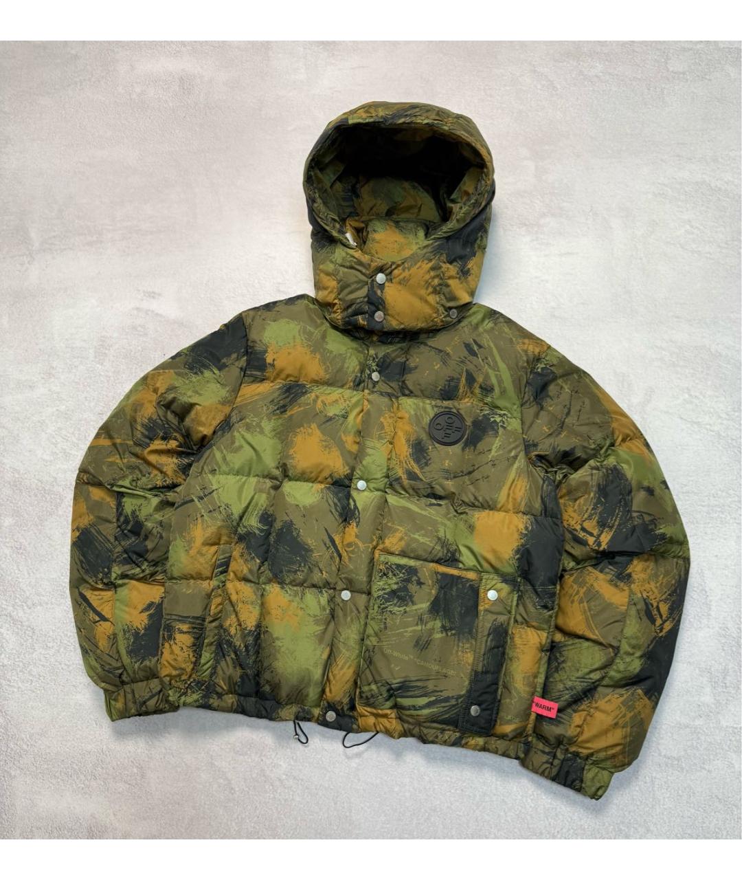 OFF-WHITE Мульти полиэстеровый пуховик, фото 9
