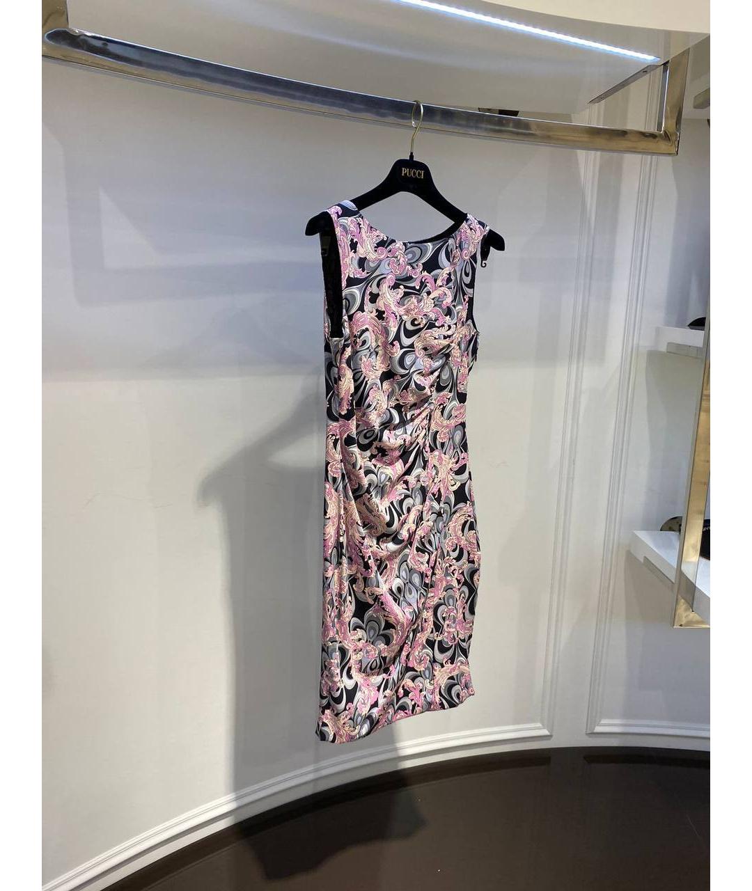 EMILIO PUCCI Мульти хлопковое повседневное платье, фото 2