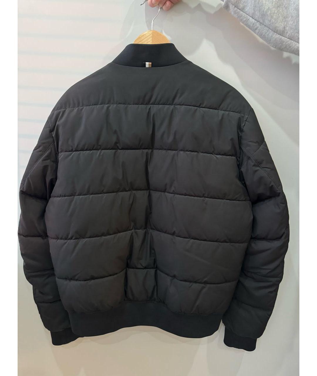 HUGO BOSS Черная полиэстеровая куртка, фото 2