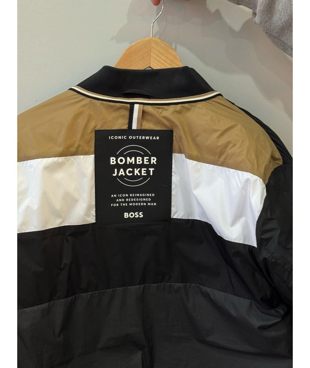 HUGO BOSS Черная полиэстеровая куртка, фото 3