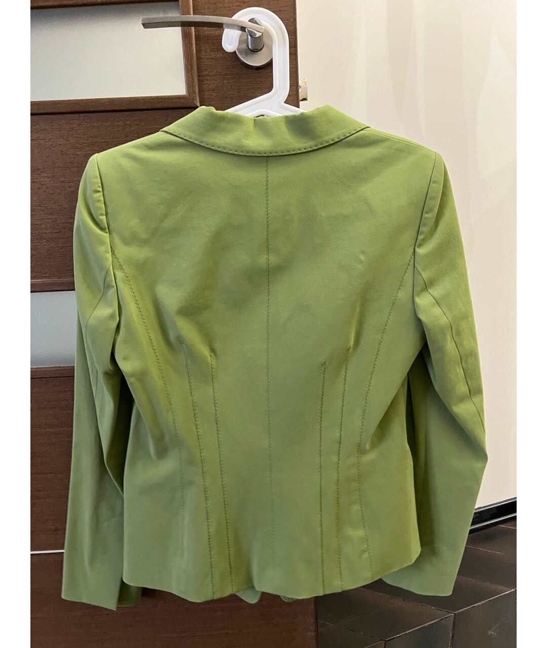 LAUREL Зеленый хлопко-эластановый жакет/пиджак, фото 2