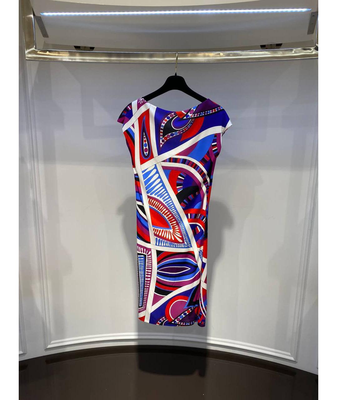 EMILIO PUCCI Мульти вискозное повседневное платье, фото 3