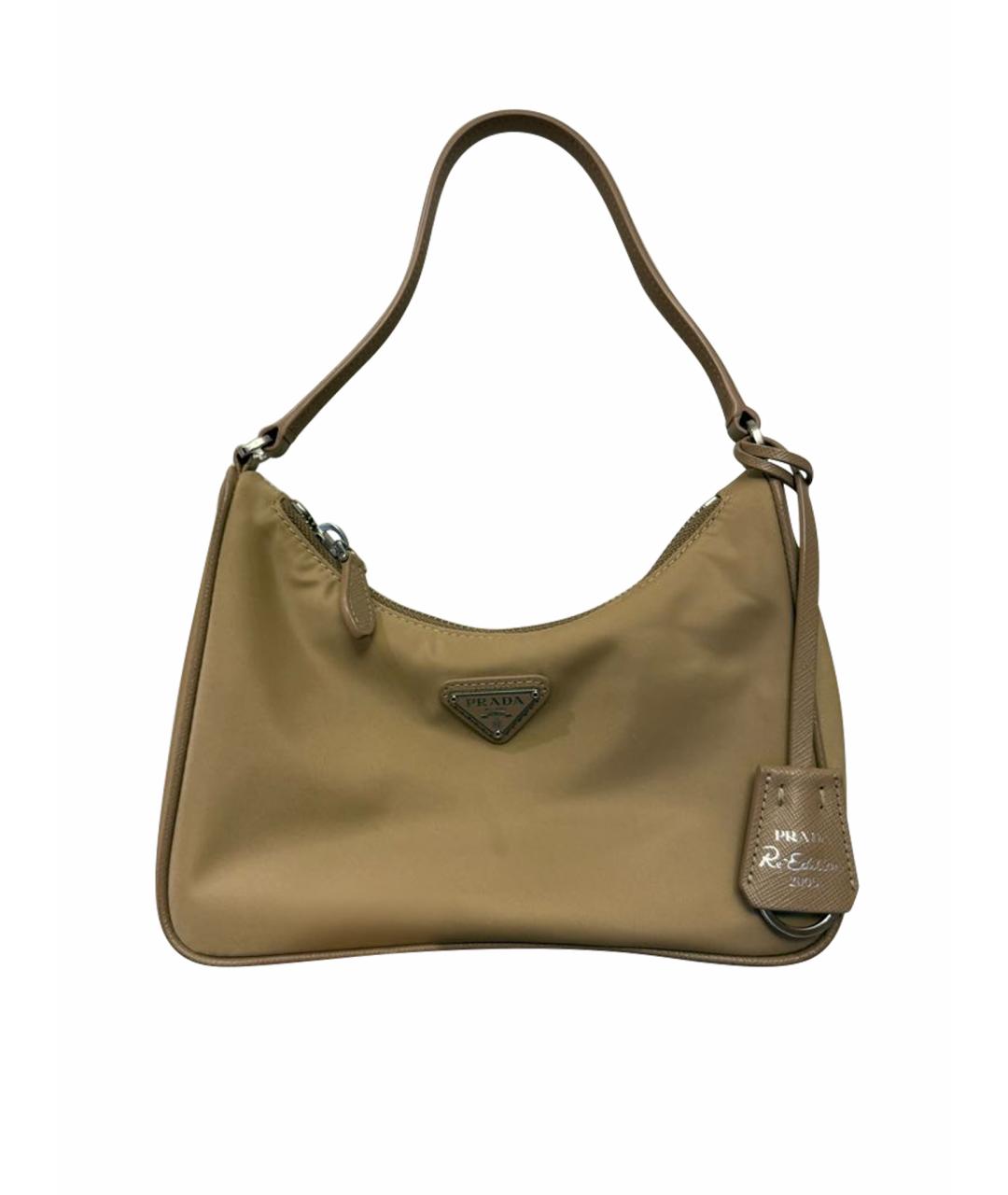 PRADA Бежевая сумка с короткими ручками, фото 1