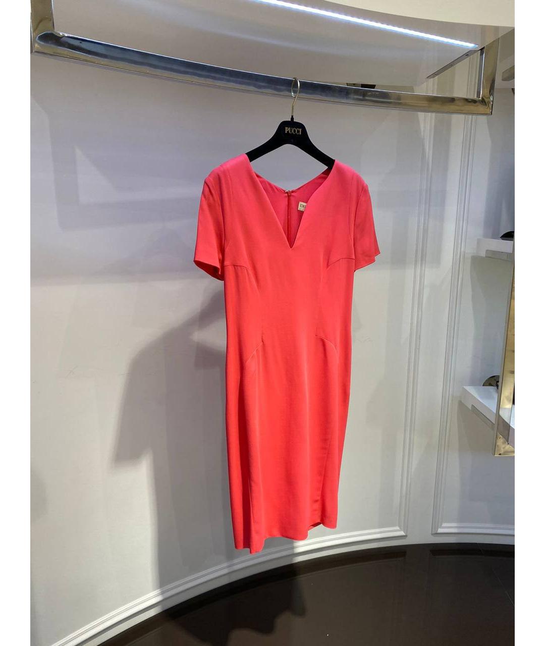 EMILIO PUCCI Красное вискозное платье, фото 2