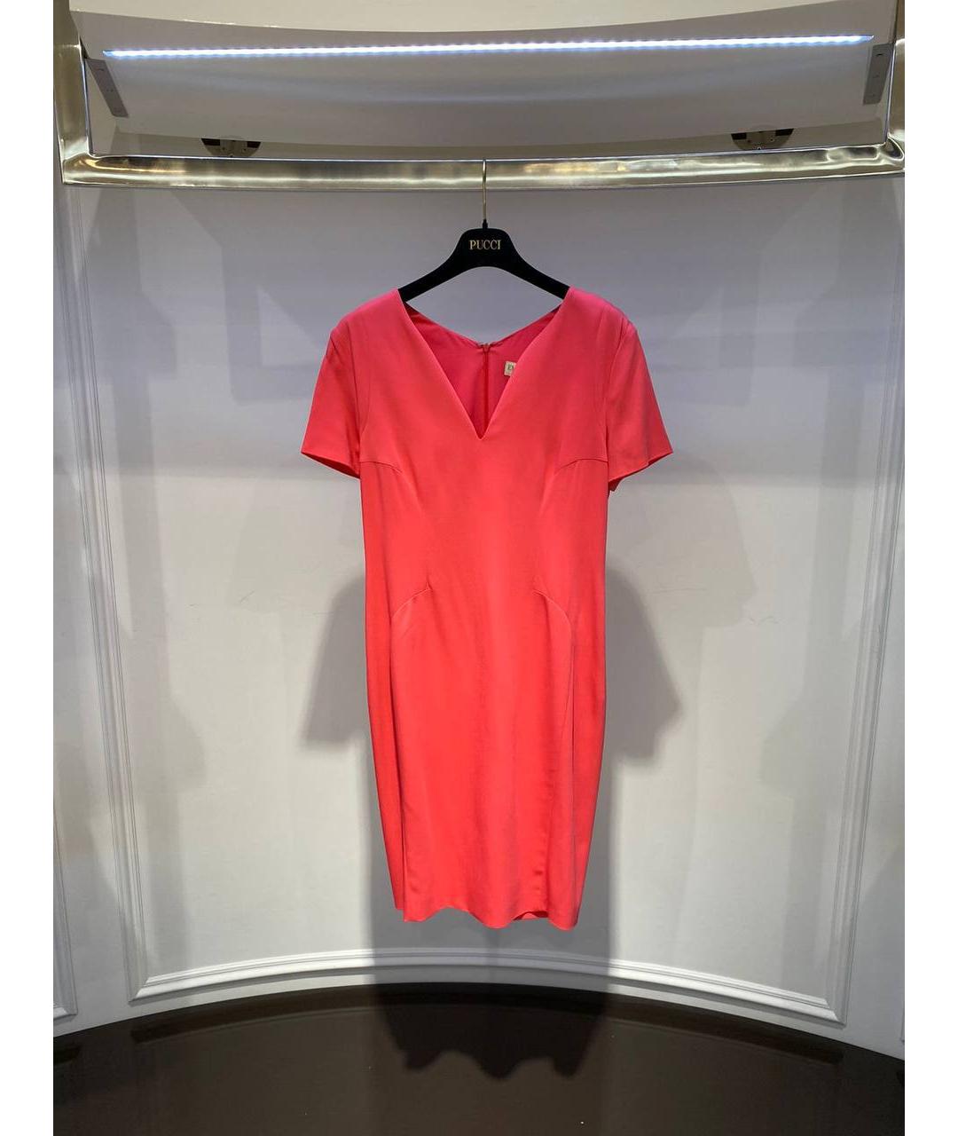 EMILIO PUCCI Красное вискозное платье, фото 4