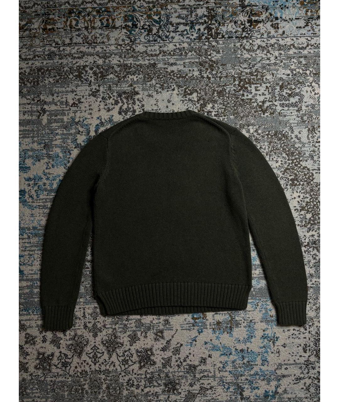 POLO RALPH LAUREN Хаки хлопковый джемпер / свитер, фото 2