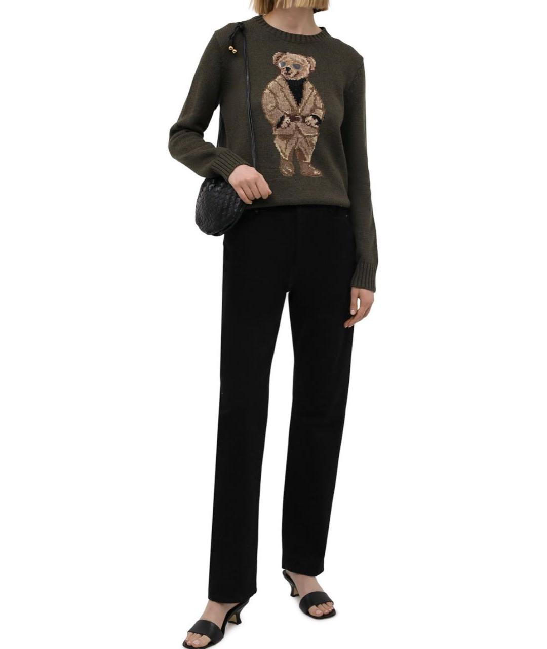 POLO RALPH LAUREN Хаки хлопковый джемпер / свитер, фото 8