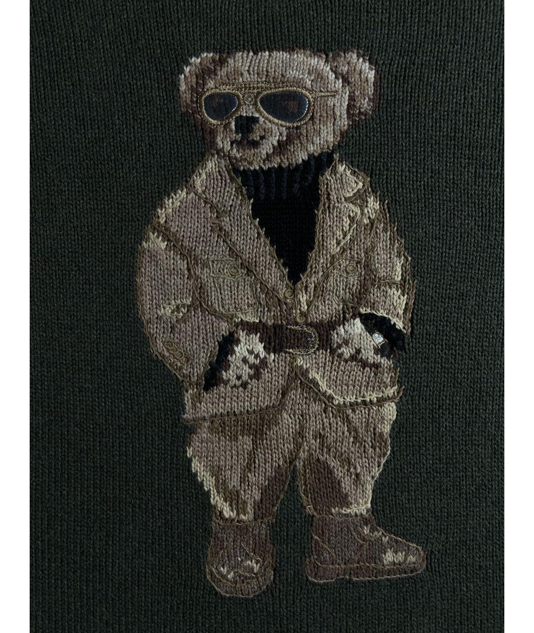 POLO RALPH LAUREN Хаки хлопковый джемпер / свитер, фото 4