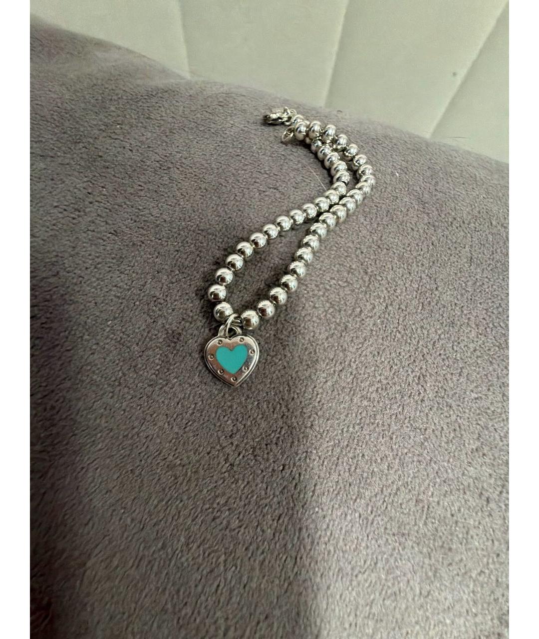TIFFANY&CO Серебрянный серебряный браслет, фото 4