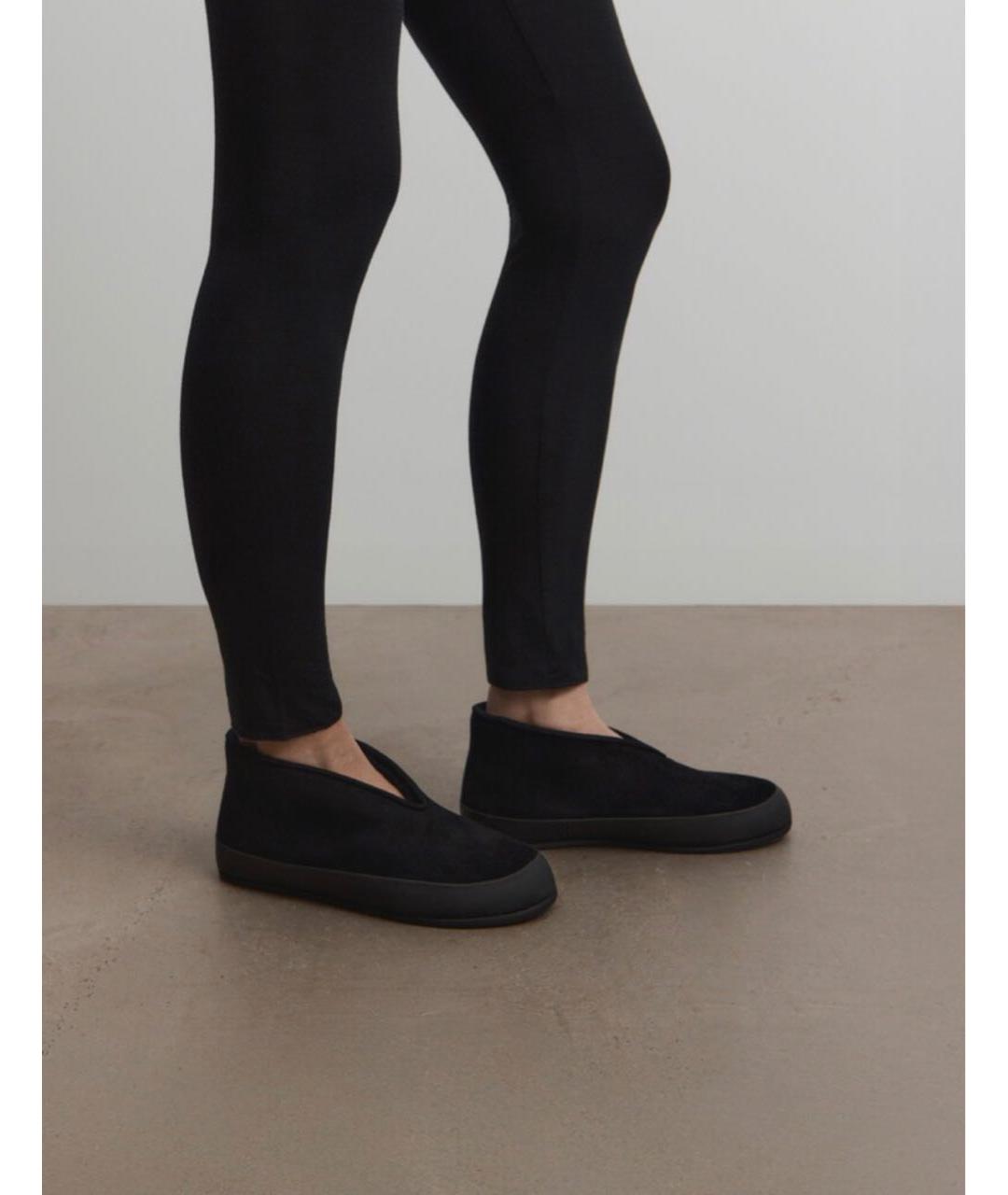 12 STOREEZ Черные замшевые полусапоги, фото 4