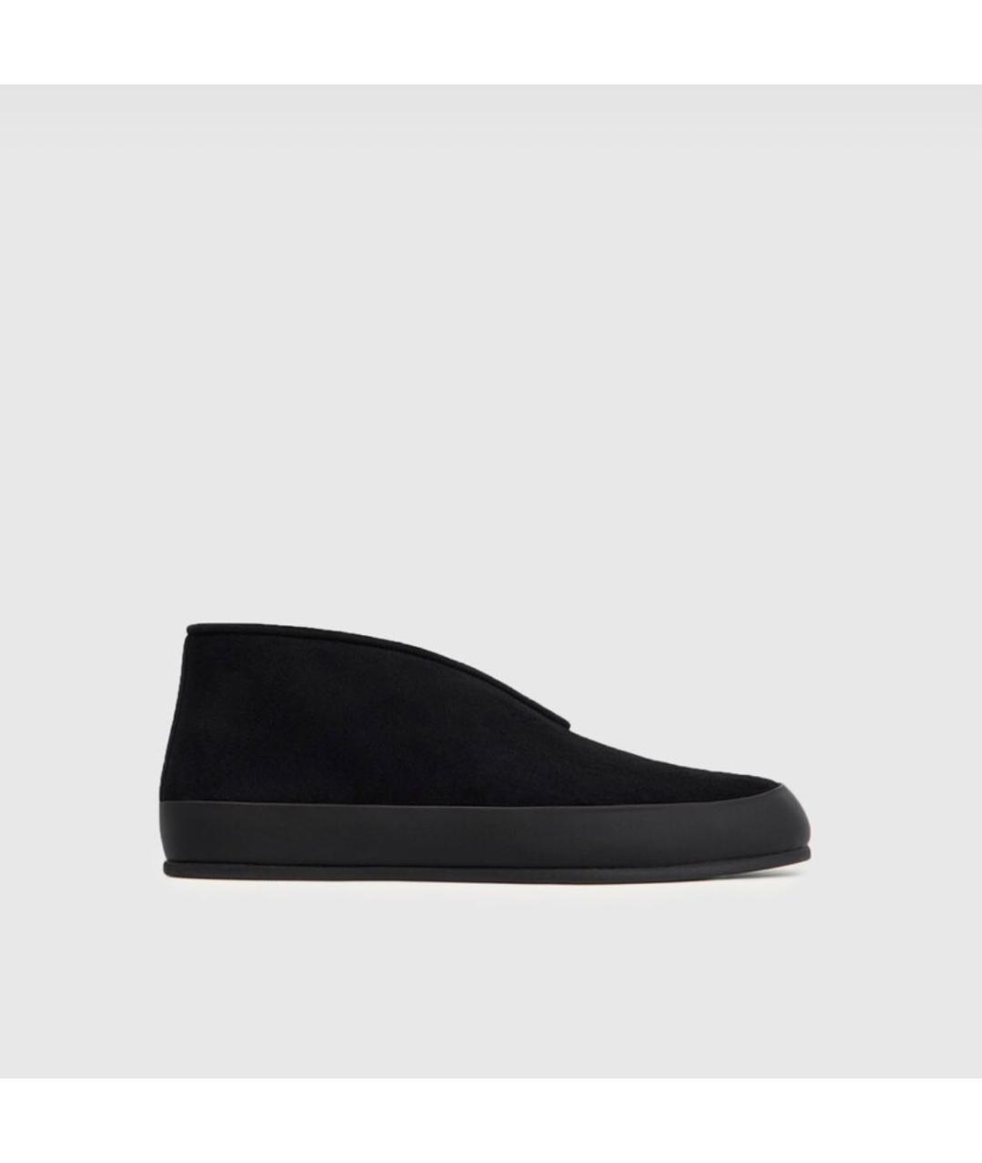 12 STOREEZ Черные замшевые полусапоги, фото 7