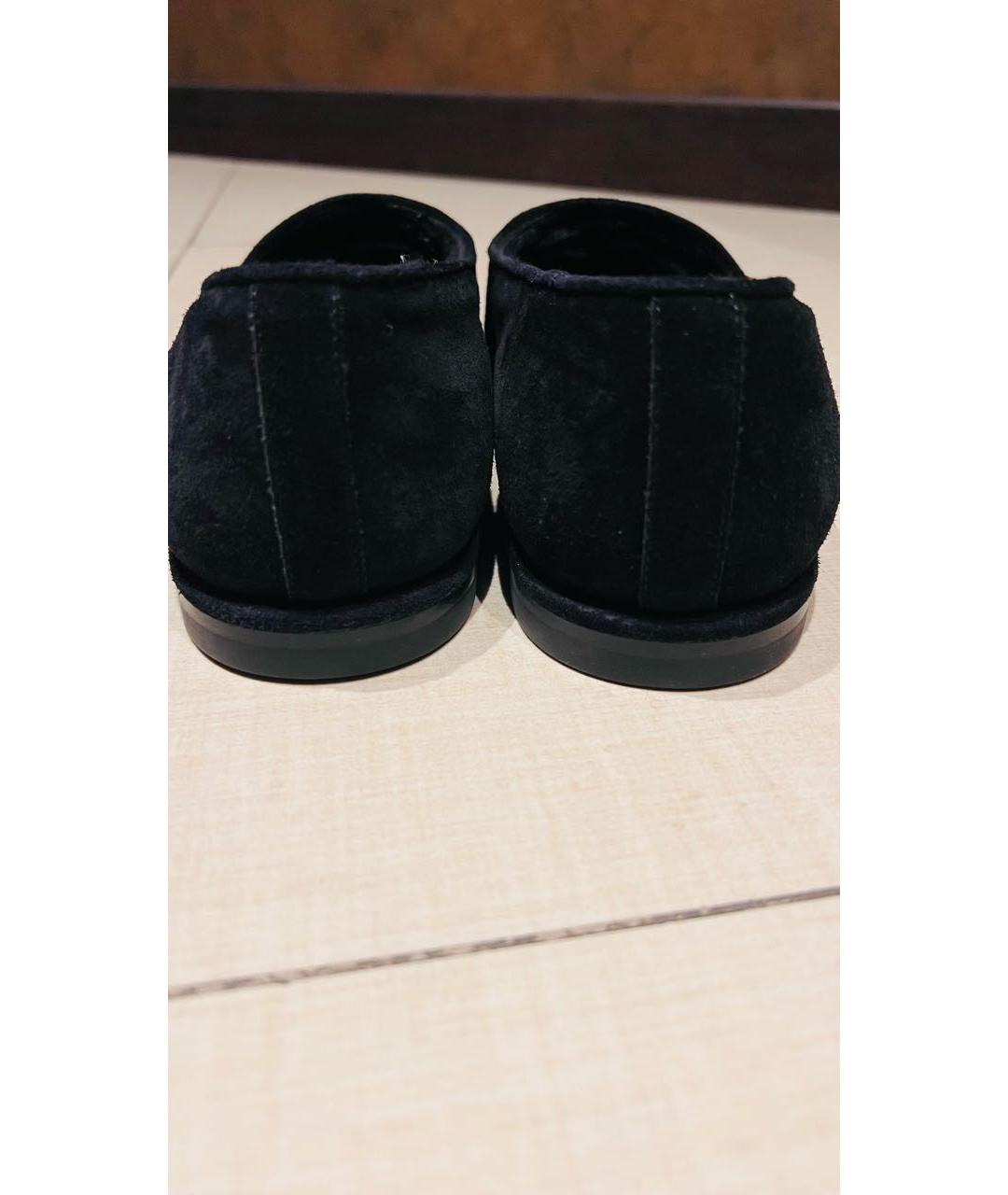 CHANEL Черные замшевые балетки, фото 4