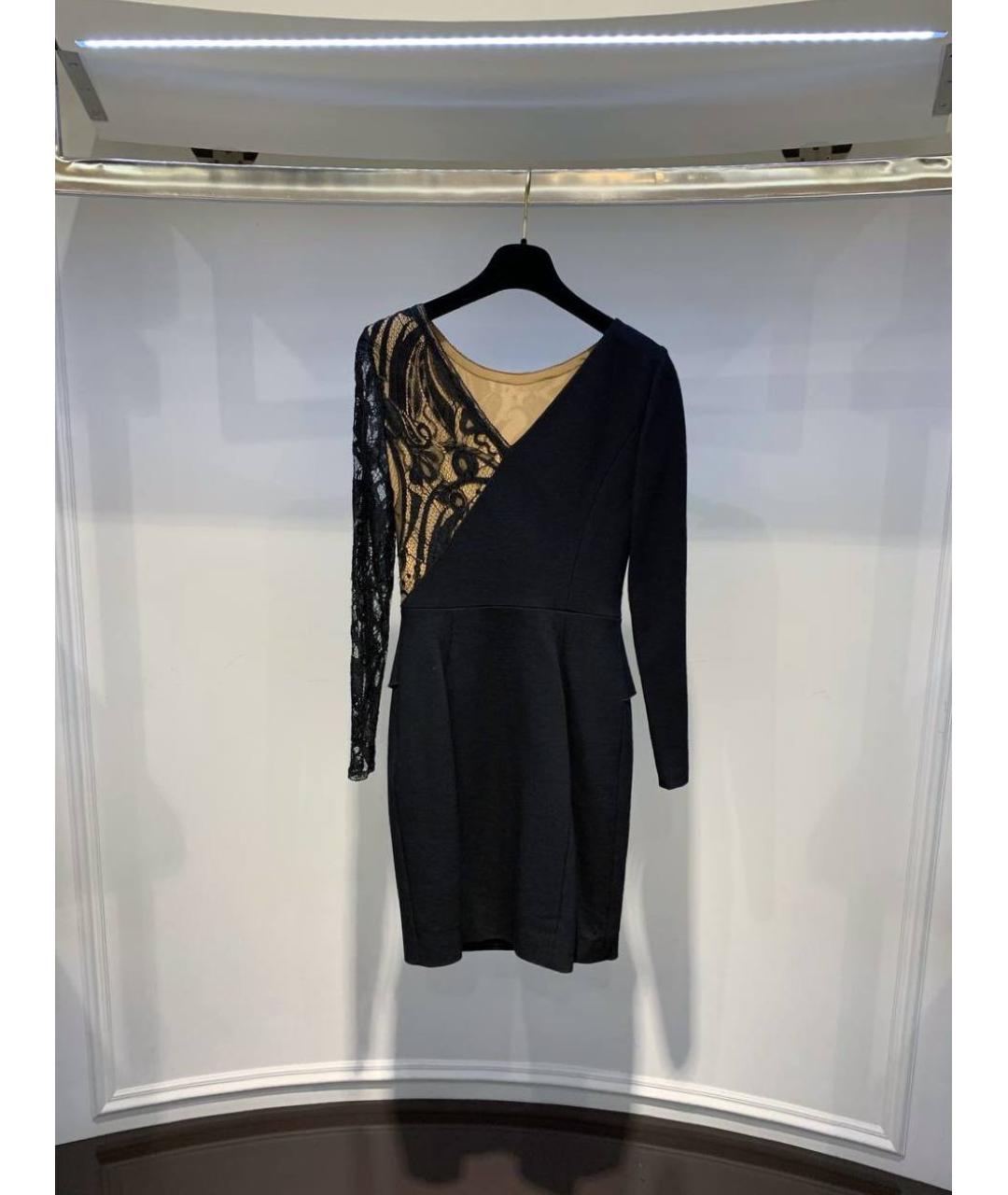 EMILIO PUCCI Черное шерстяное коктейльное платье, фото 2