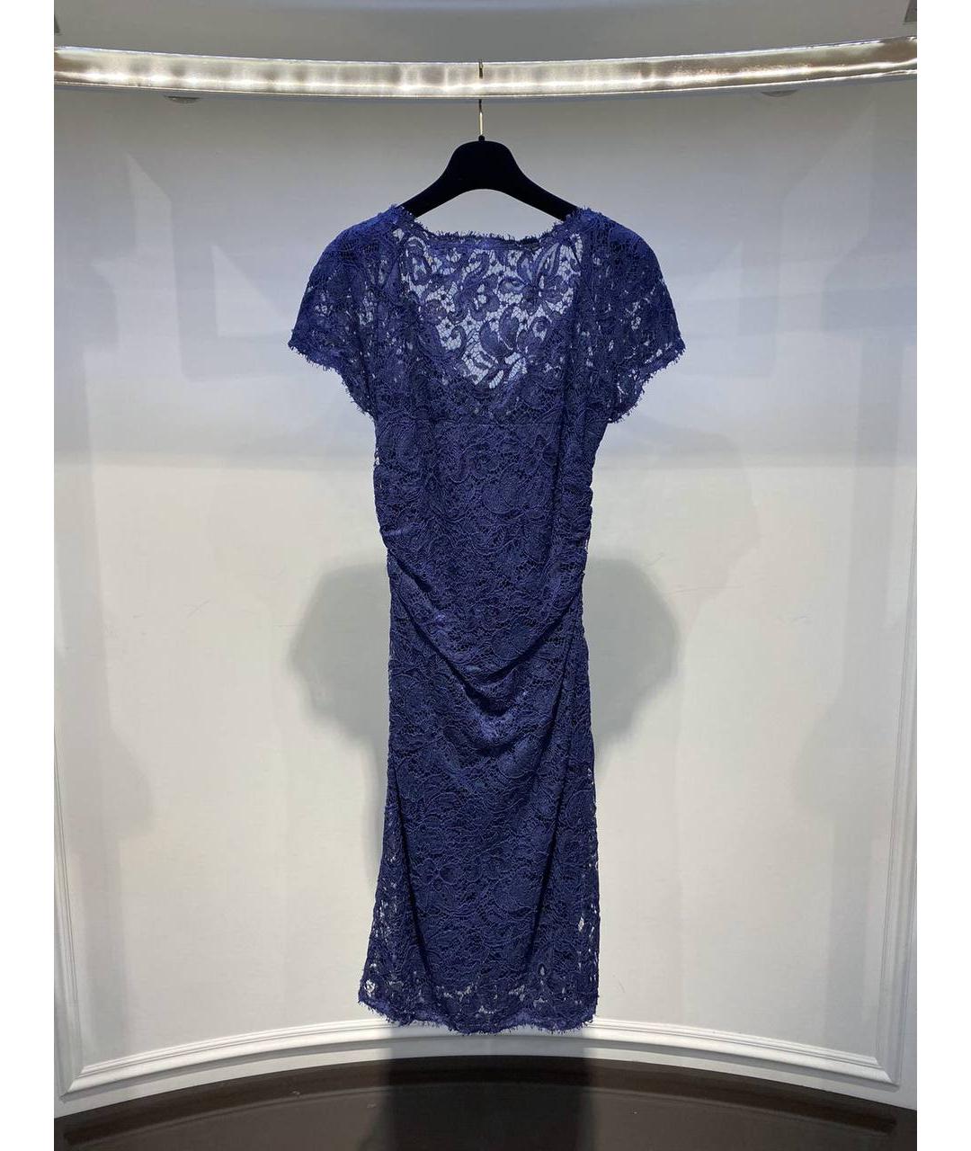 EMILIO PUCCI Синее хлопковое коктейльное платье, фото 2