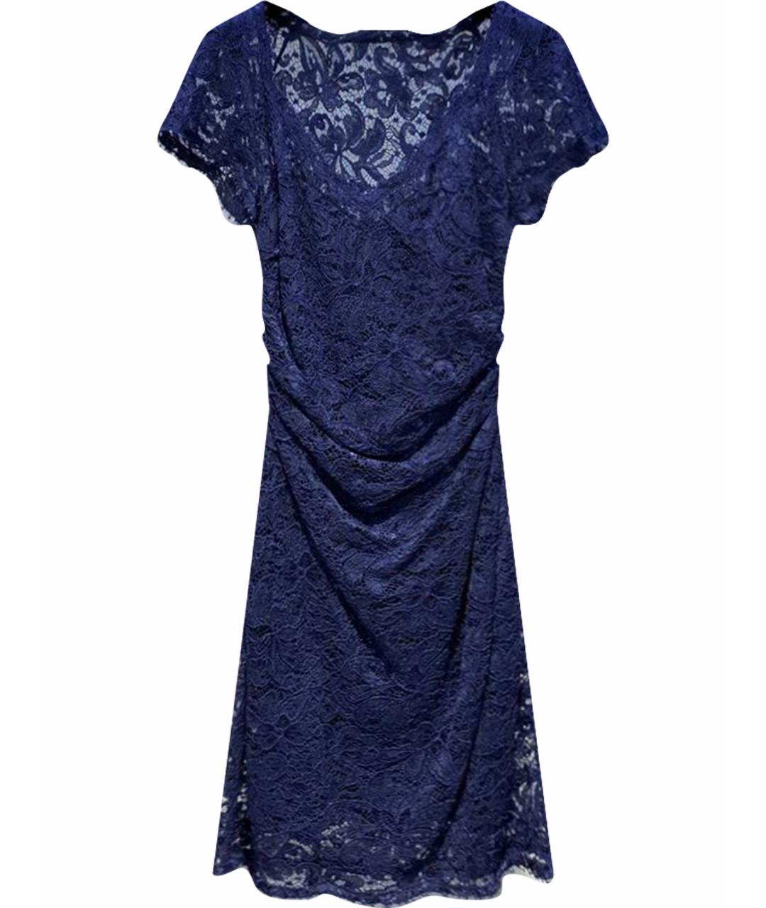 EMILIO PUCCI Синее хлопковое коктейльное платье, фото 1