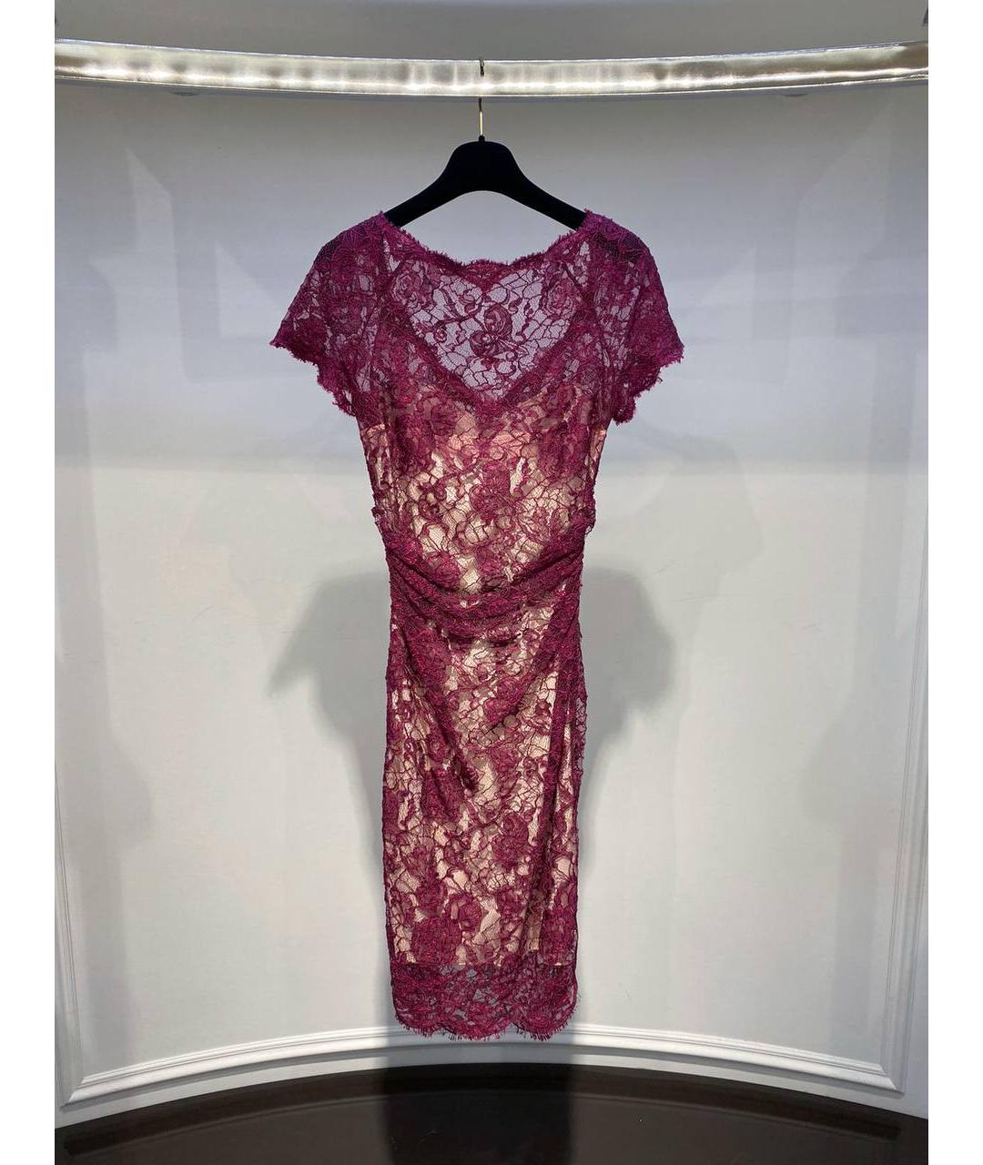 EMILIO PUCCI Бордовое шелковое вечернее платье, фото 3