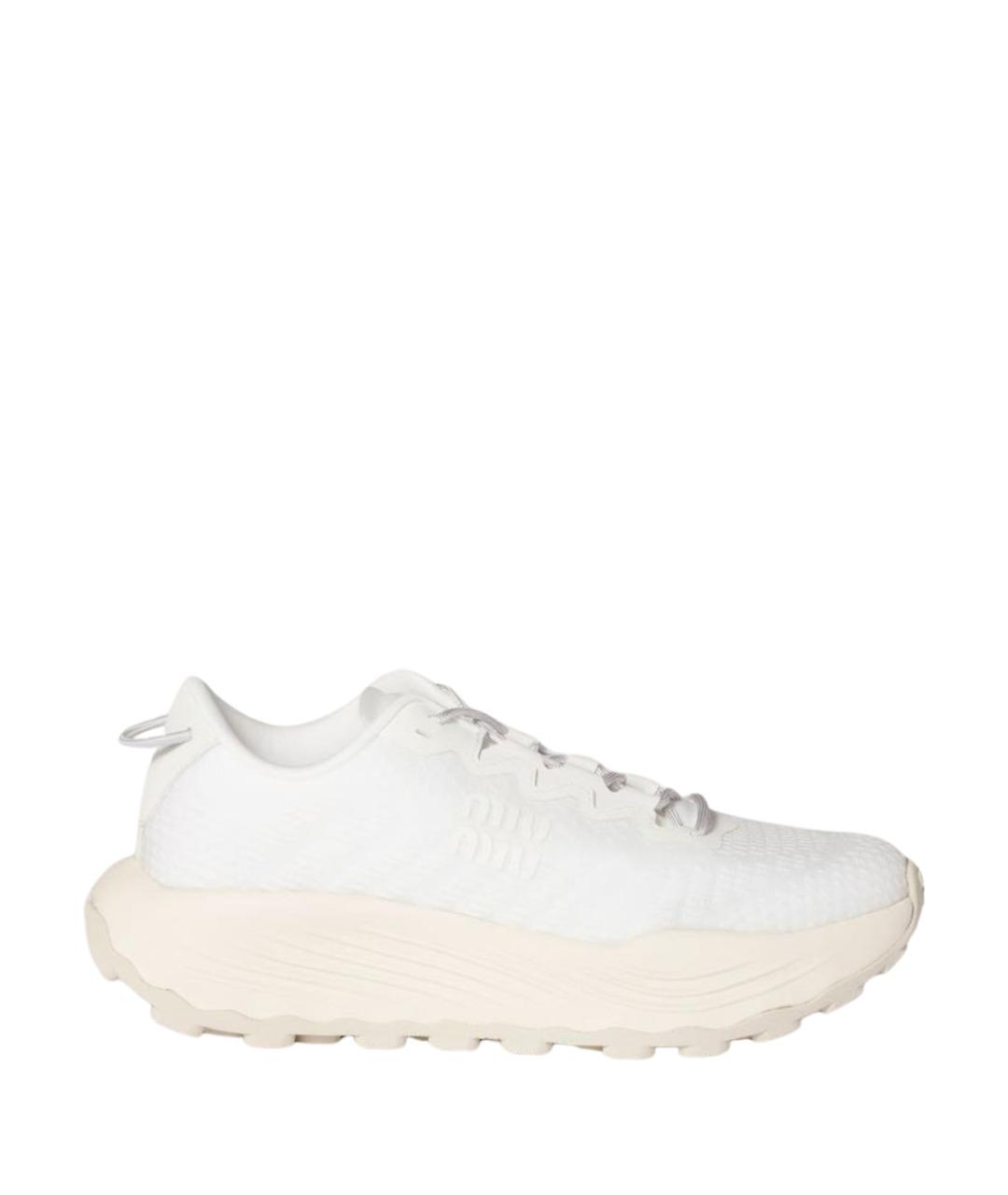 MIU MIU Белые кеды, фото 1