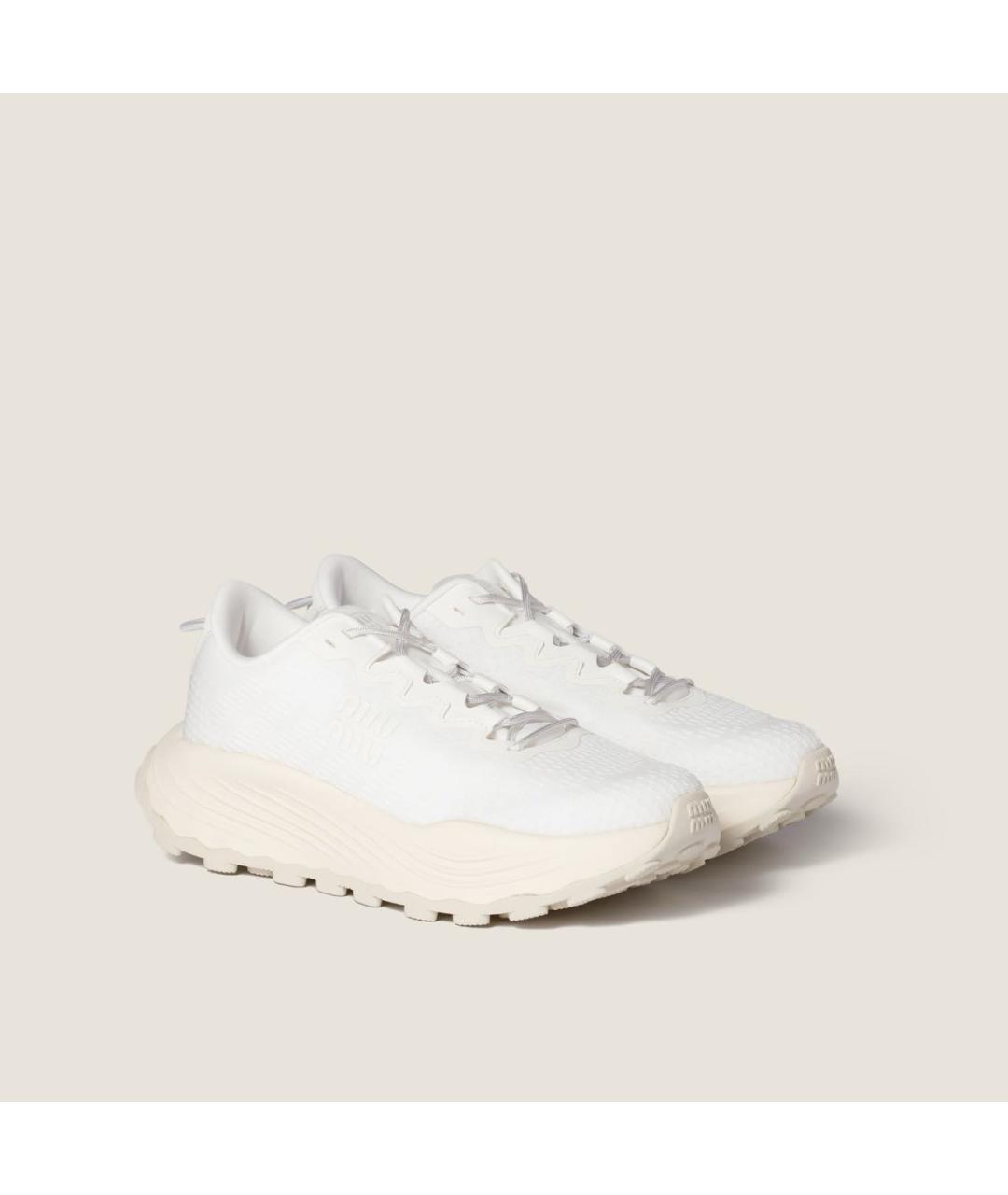 MIU MIU Белые кеды, фото 3