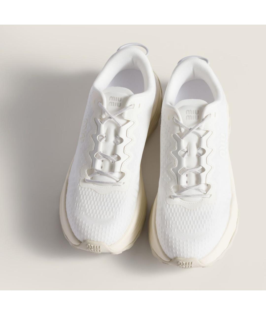 MIU MIU Белые кеды, фото 2