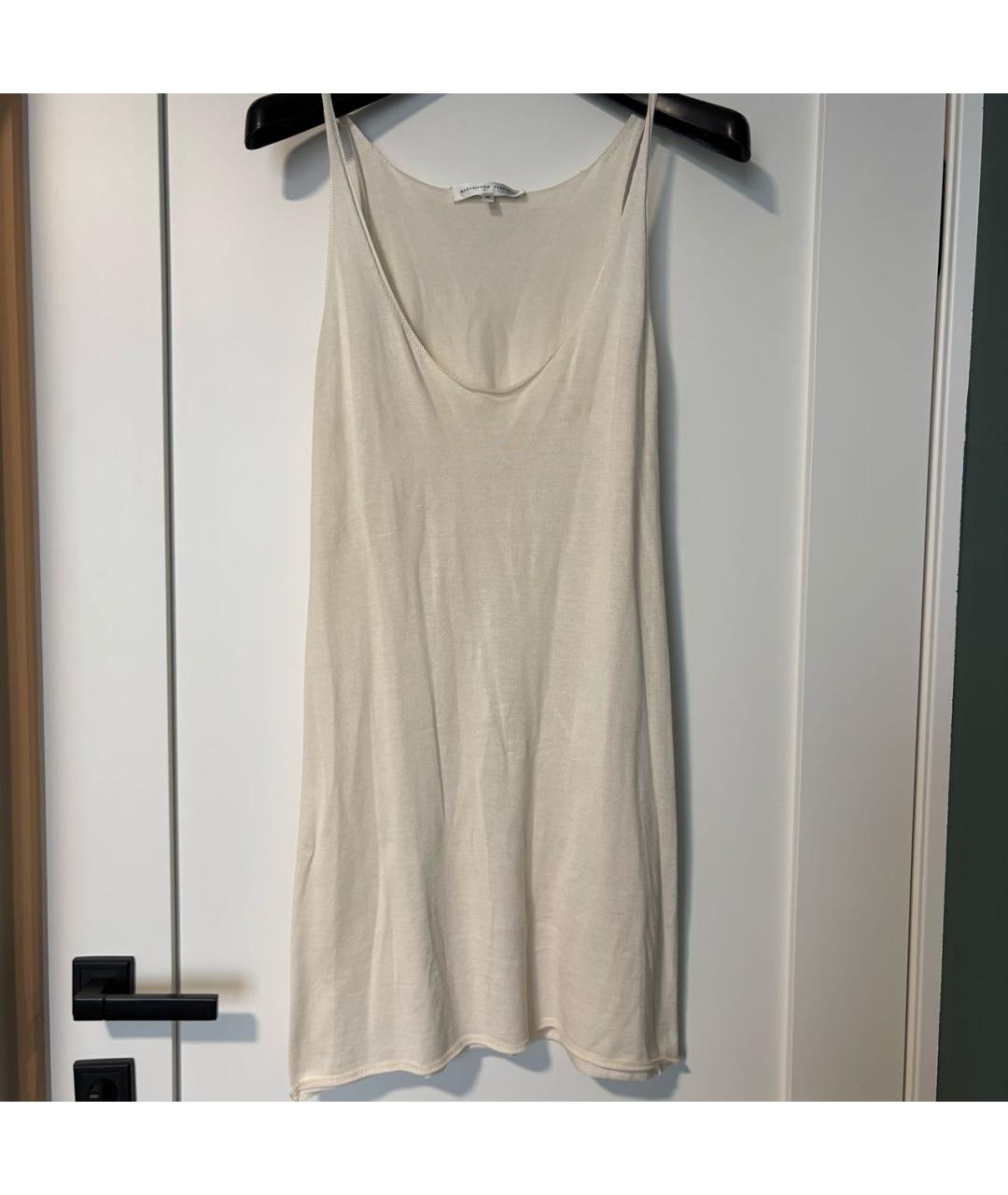 ALEXANDER TEREKHOV Бежевая вискозная майка, фото 4