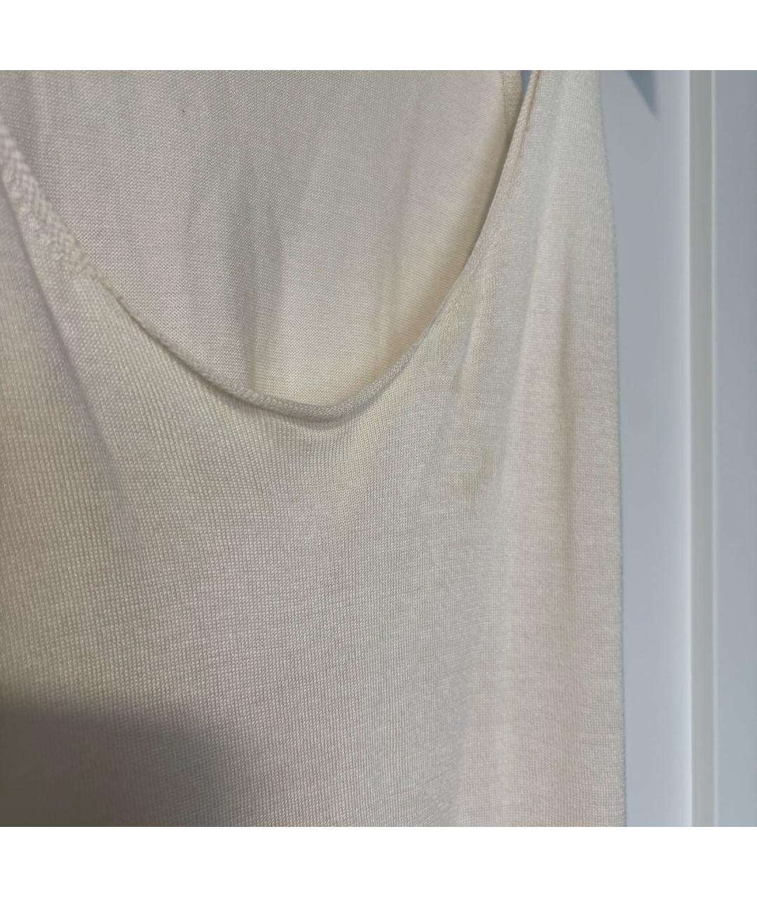 ALEXANDER TEREKHOV Бежевая вискозная майка, фото 2