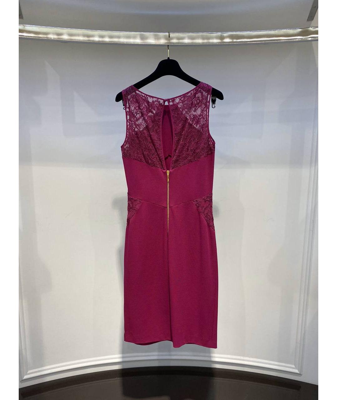 EMILIO PUCCI Бордовое шелковое вечернее платье, фото 3