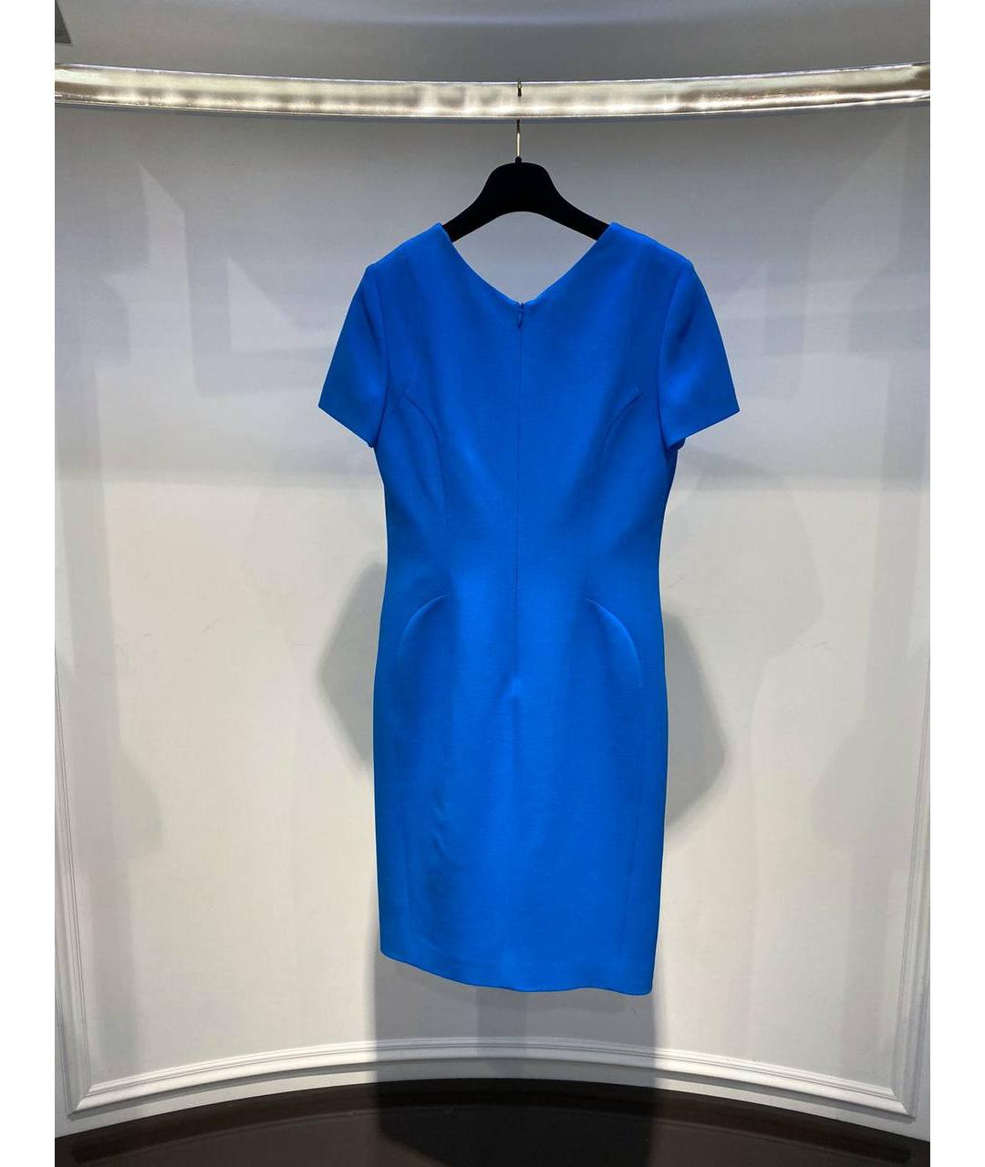 EMILIO PUCCI Синее шерстяное платье, фото 3