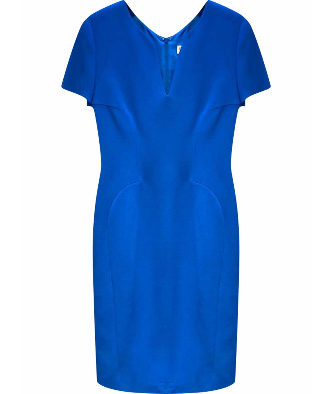 EMILIO PUCCI Синее шерстяное платье, фото 1