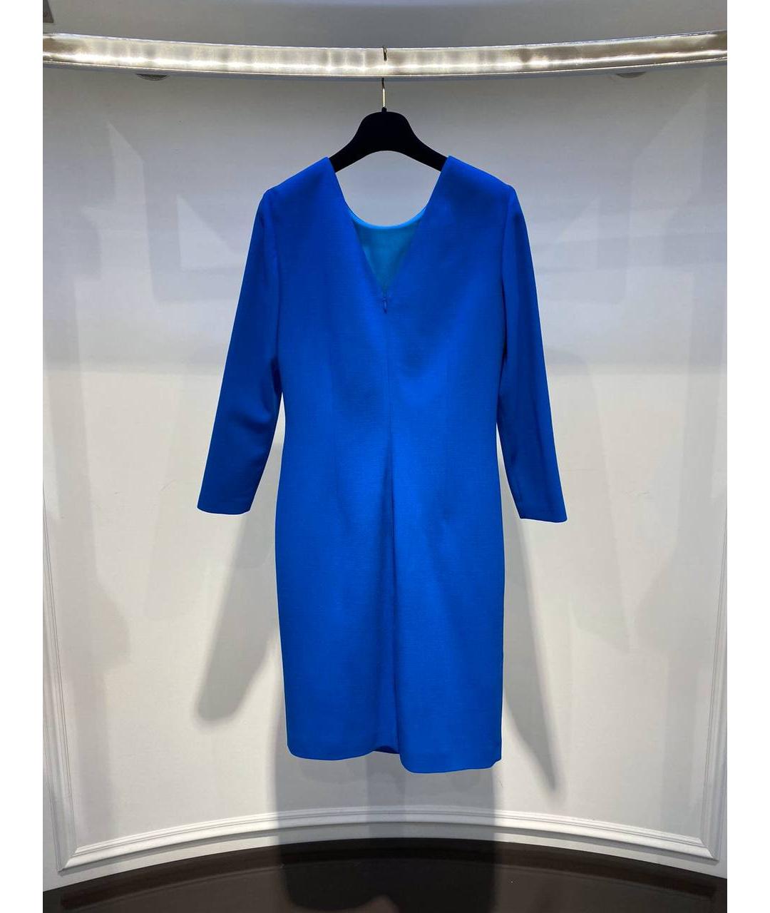 EMILIO PUCCI Синее шерстяное платье, фото 3