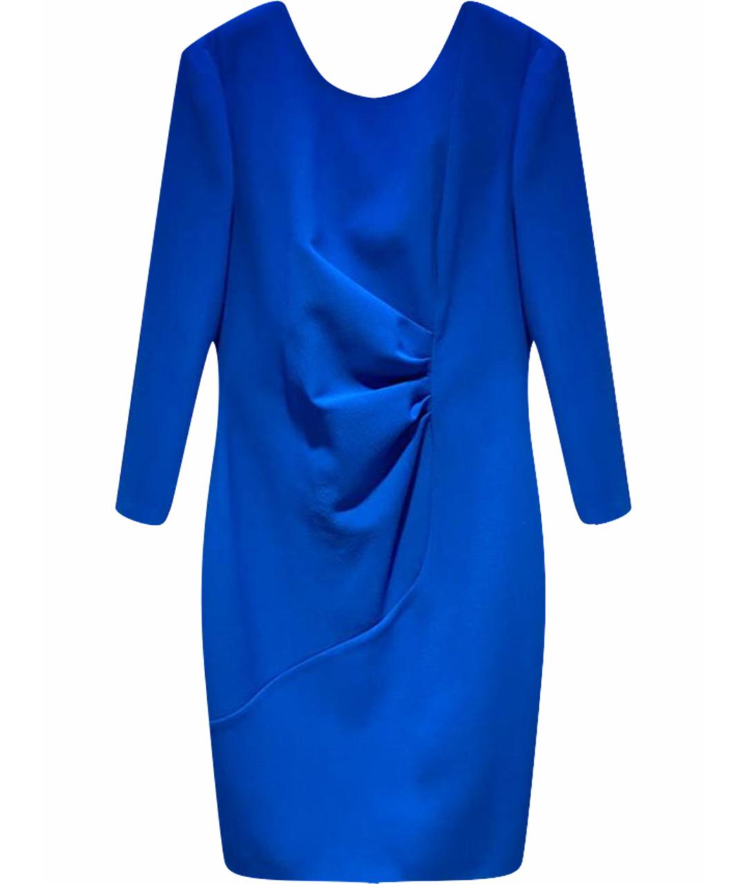 EMILIO PUCCI Синее шерстяное платье, фото 1