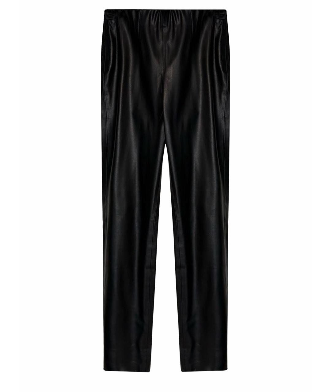 ALEXANDER TEREKHOV Черные полиуретановые леггинсы и велосипедки, фото 1