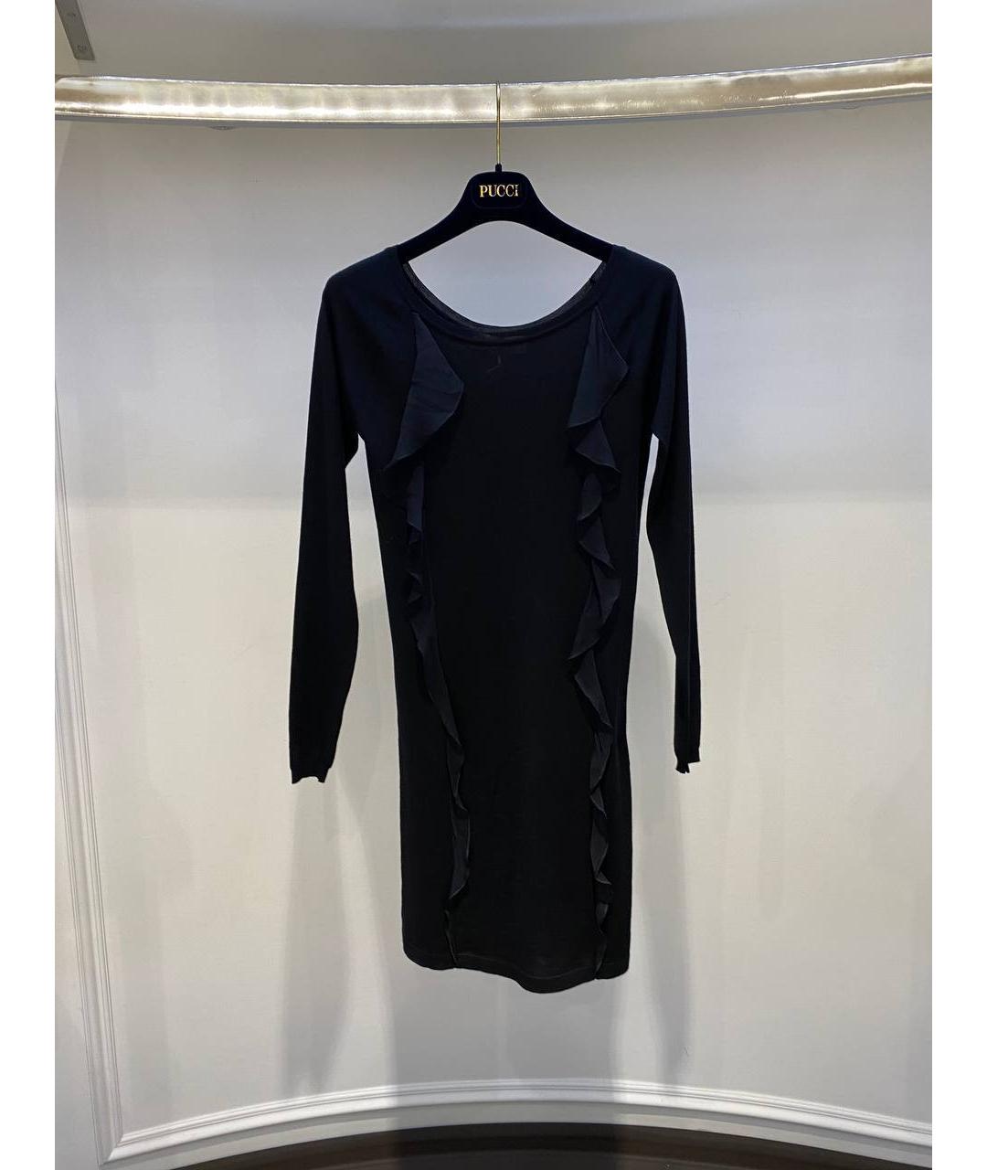 EMILIO PUCCI Черное кашемировое платье, фото 4