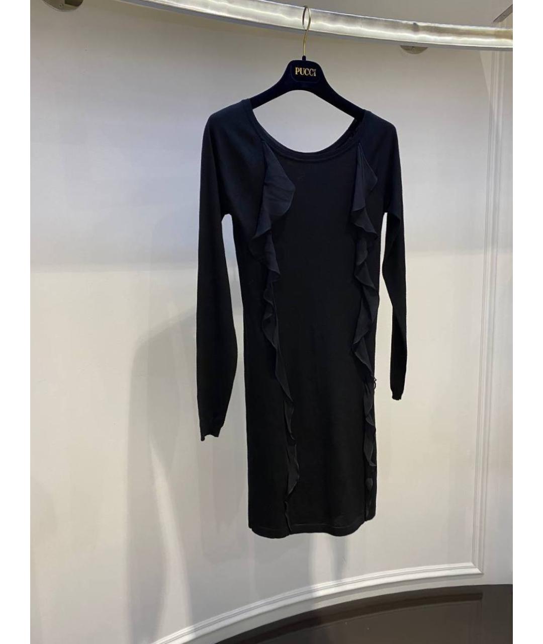 EMILIO PUCCI Черное кашемировое платье, фото 2