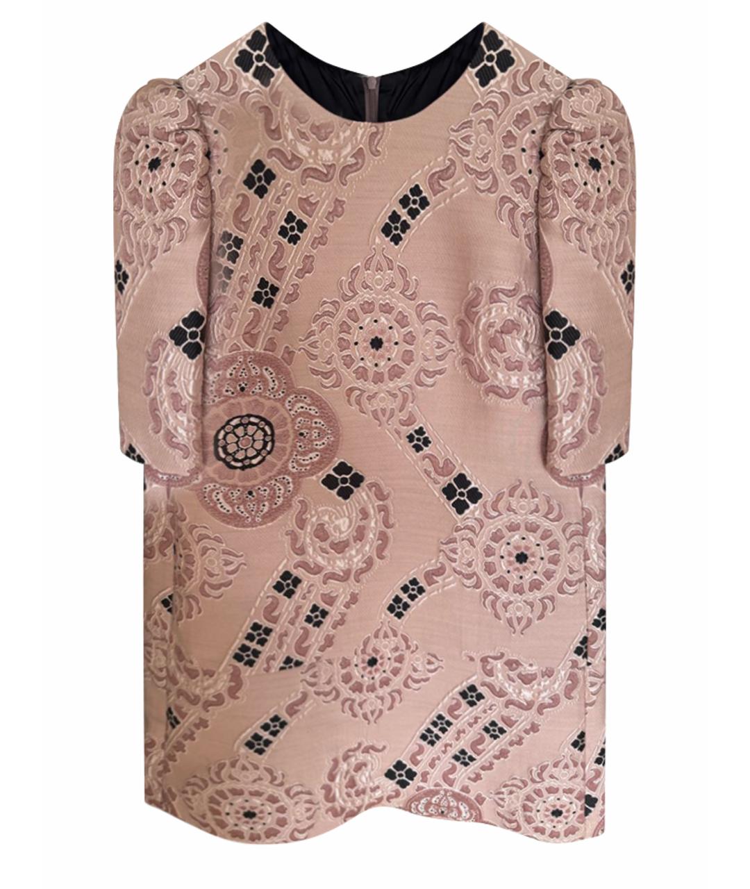 DRIES VAN NOTEN Розовое коктейльное платье, фото 1