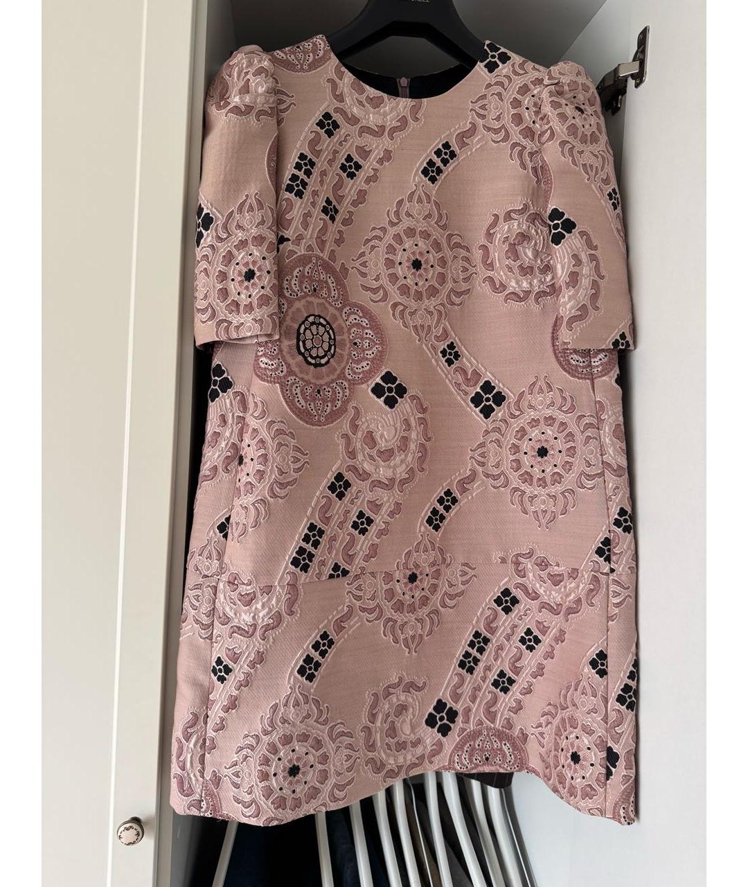 DRIES VAN NOTEN Розовое коктейльное платье, фото 2