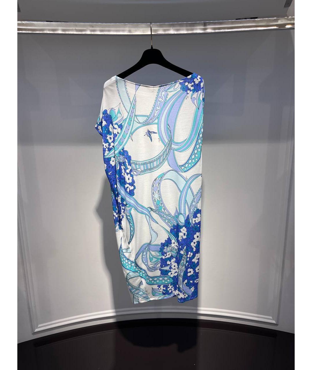 EMILIO PUCCI Мульти хлопковое платье, фото 3