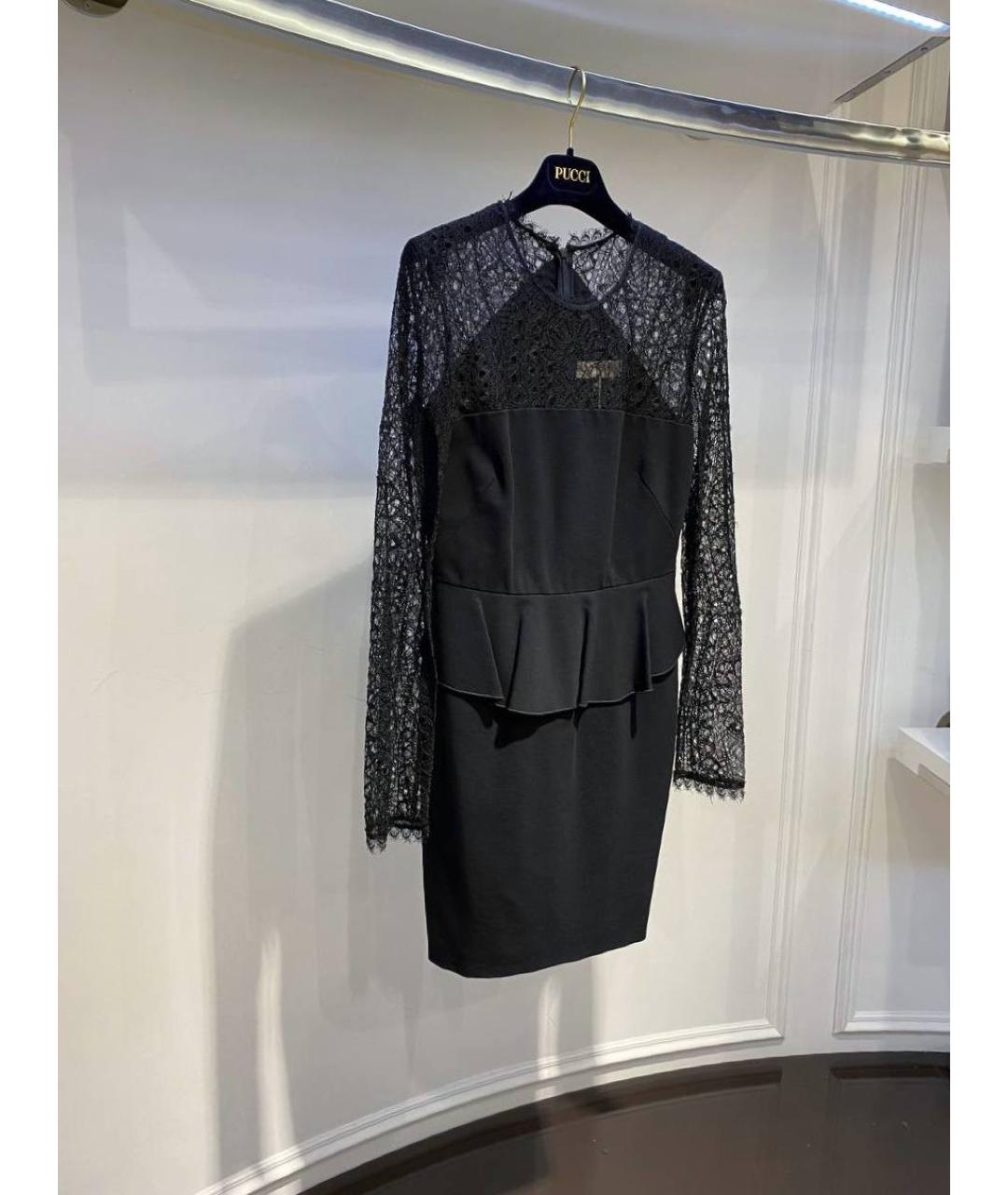 EMILIO PUCCI Черное шерстяное вечернее платье, фото 2