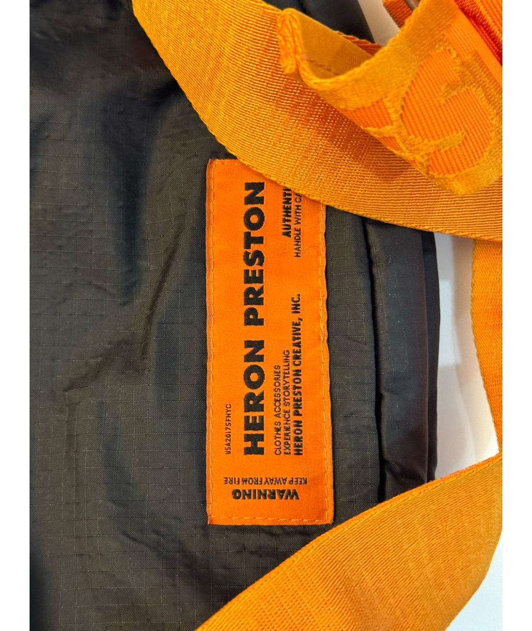 HERON PRESTON Оранжевая поясная сумка, фото 3