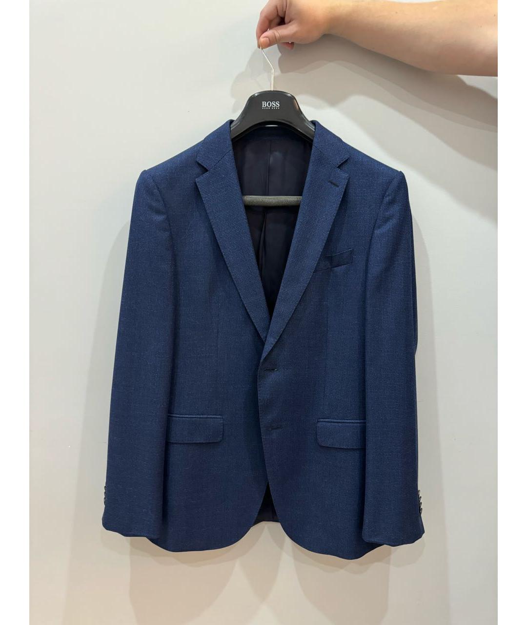 HUGO BOSS Темно-синий классический костюм, фото 8