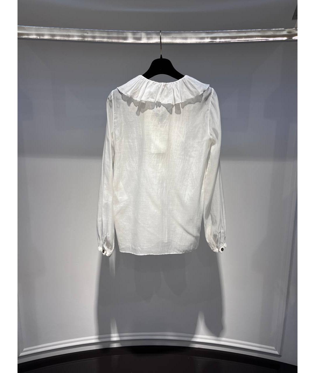 EMILIO PUCCI Белая хлопковая блузы, фото 3