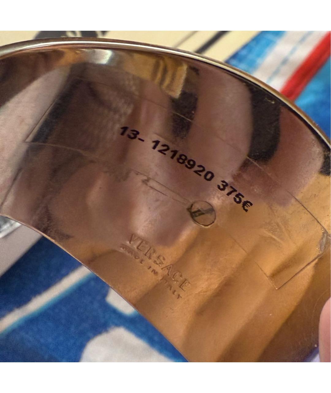 VERSACE Золотая металлическая булавка / брошь, фото 3