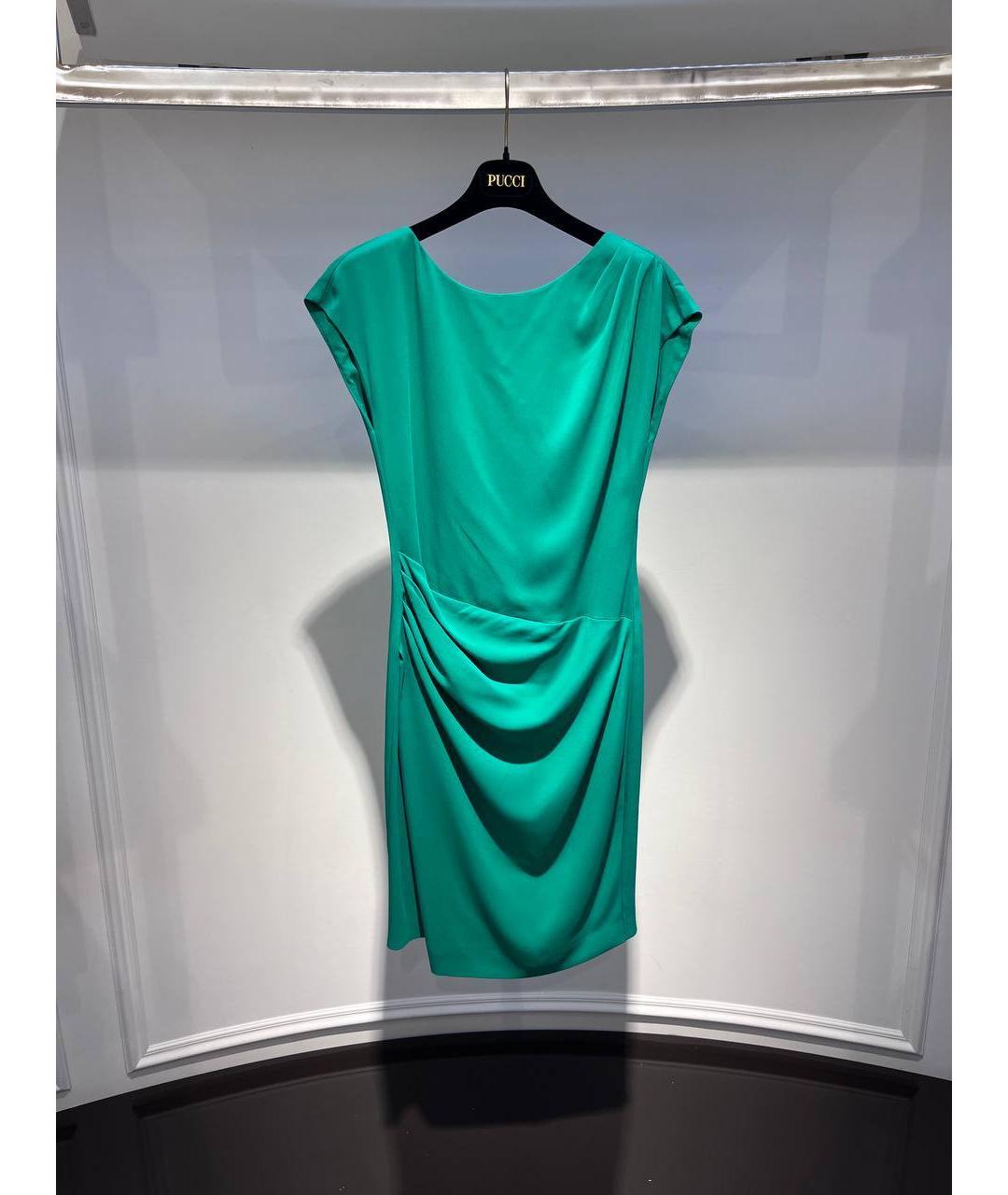 EMILIO PUCCI Зеленые вечернее платье, фото 4