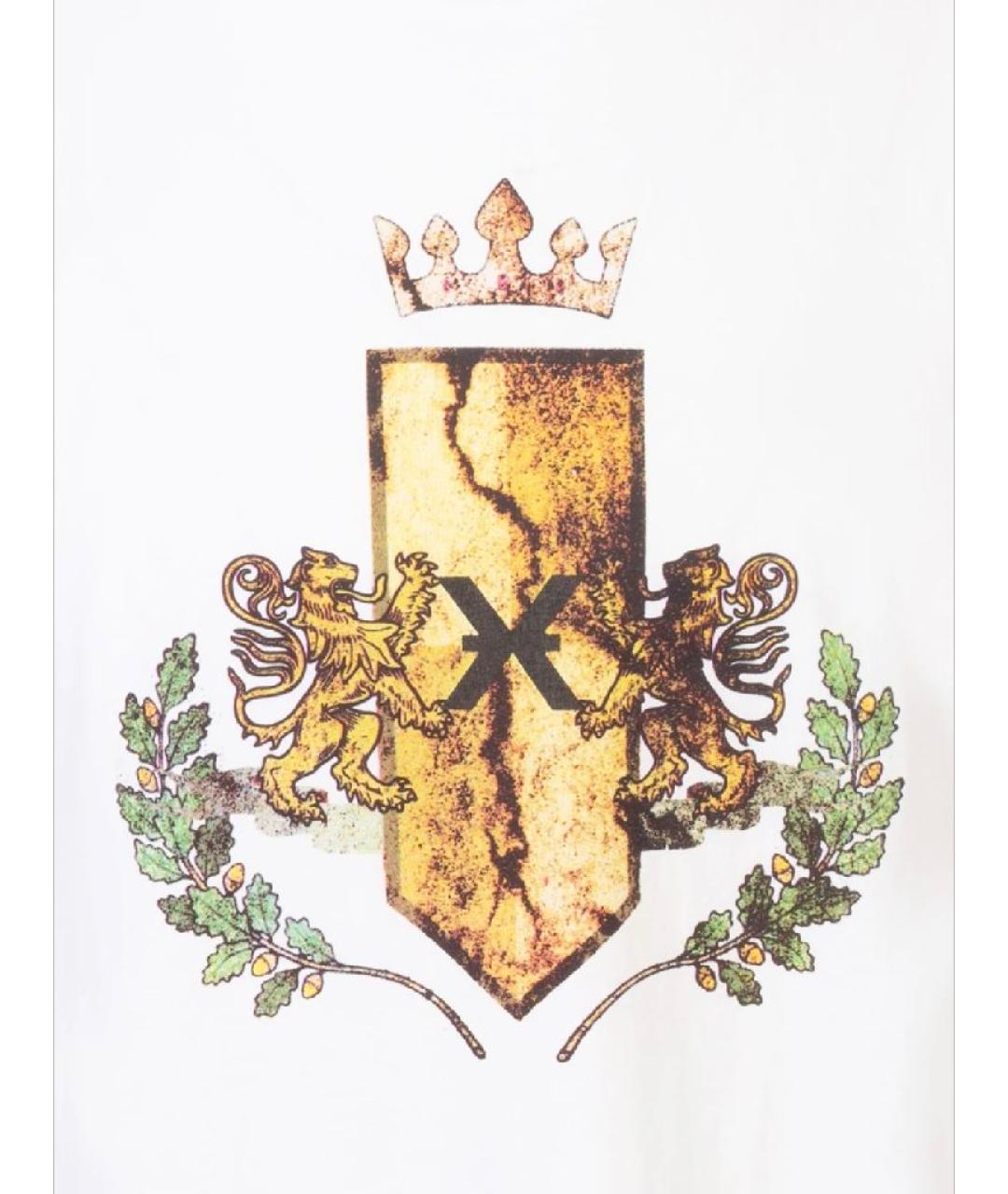 JOHN RICHMOND Белая хлопковая футболка, фото 3