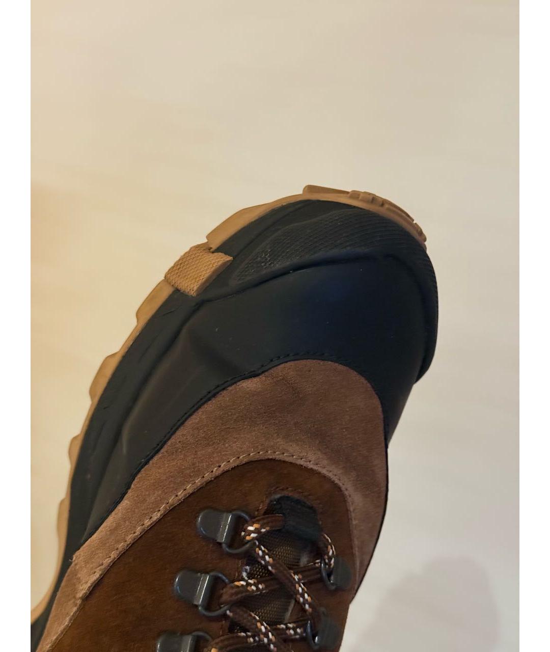 BURBERRY Коричневые высокие ботинки, фото 5