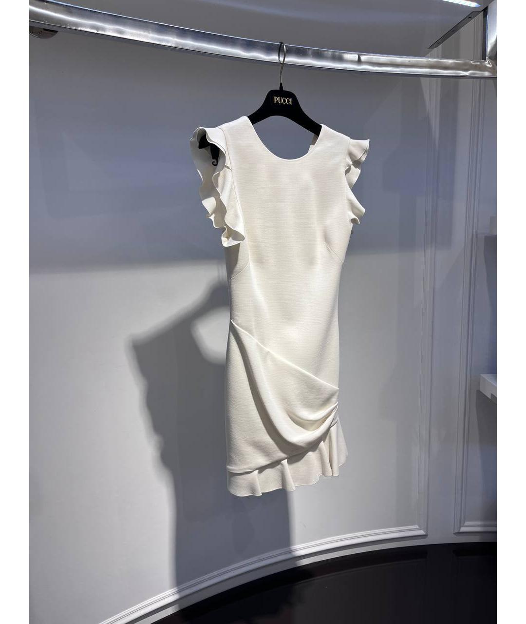 EMILIO PUCCI Белое шерстяное вечернее платье, фото 2