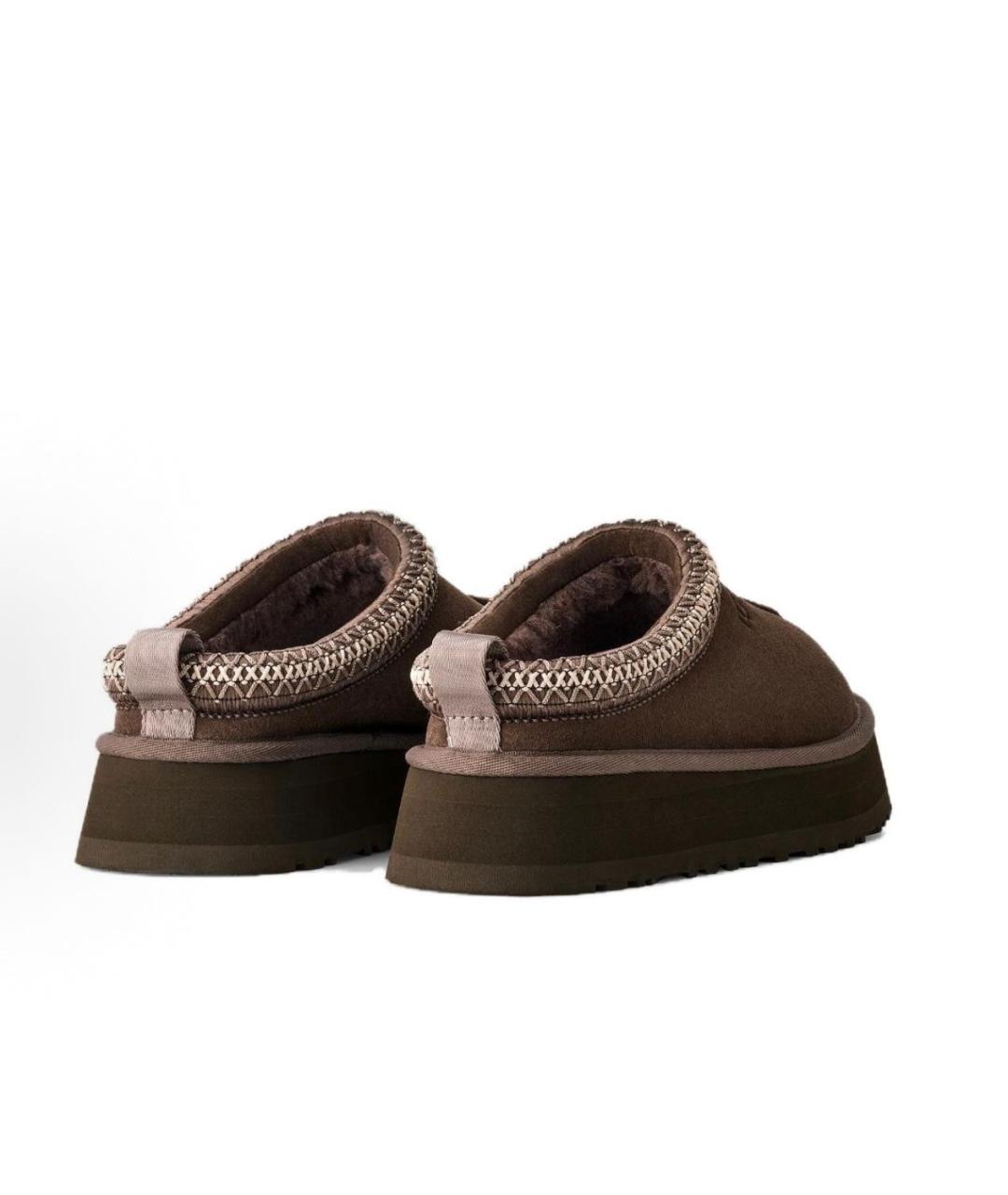 UGG AUSTRALIA Коричневые замшевые низкие ботинки, фото 3